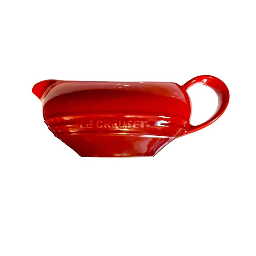 Le Creuset Cerise Red Stoneware Gravy Boat 460ml